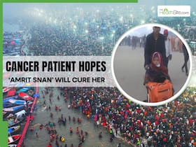 'May Be Last Dip': Cancer Patient Takes a Dip in the Ganga River At Maha Kumbh, Hoping For Miracle