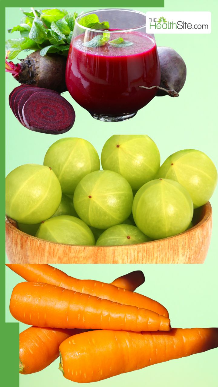 गाजर, चुकंदर और आंवला जूस पीने के फायदे