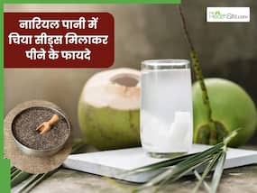 चिया सीड्स और नारियल का पानी इन 5 समस्याओं से दिलाए छुटकारा, हार्ट में बढ़ाए ब्लड फ्लो चिया सीड्स और नारियल का पानी इन 5 समस्याओं से दिलाए छुटकारा, हार्ट में बढ़ाए ब्लड फ्लो