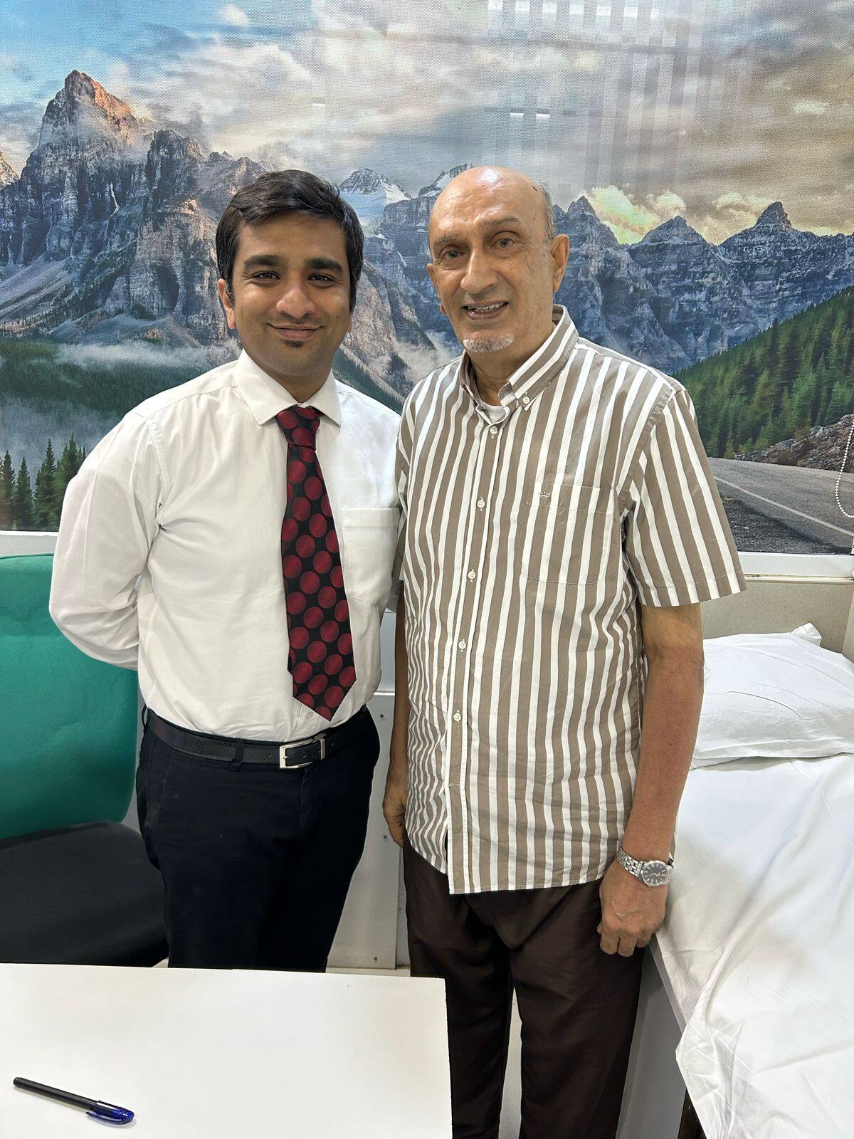 Aortic aneurysm, accidental falls, Elderly health, medical case, case study, Smoking, falling from bed, elderly patient, abdominal aortic aneurysm, patient from Madagascar receives treatment in India, renal artery, stomach pain, history of smoking