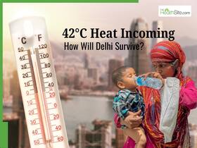 Heatwave In Delhi-NCR: IMD Issues Yellow Alert, Temperature To Hit 42  C Today     Check Full Weather Report Inside