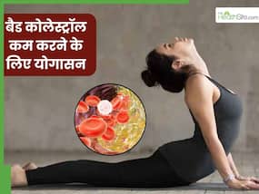 हाई कोलेस्ट्रॉल के मरीजों के लिए रामबाण हैं ये 4 योगासन, नसों में जमा गंदा फैट पिघलकर निकल जाएगा बाहर हाई कोलेस्ट्रॉल के मरीजों के लिए रामबाण हैं ये 4 योगासन, नसों में जमा गंदा फैट पिघलकर निकल जाएगा बाहर