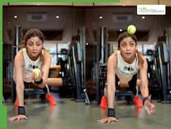 Watch: Shilpa Shetty Takes Her Fitness Game To A New Level With Intense Ball Drop Challenge