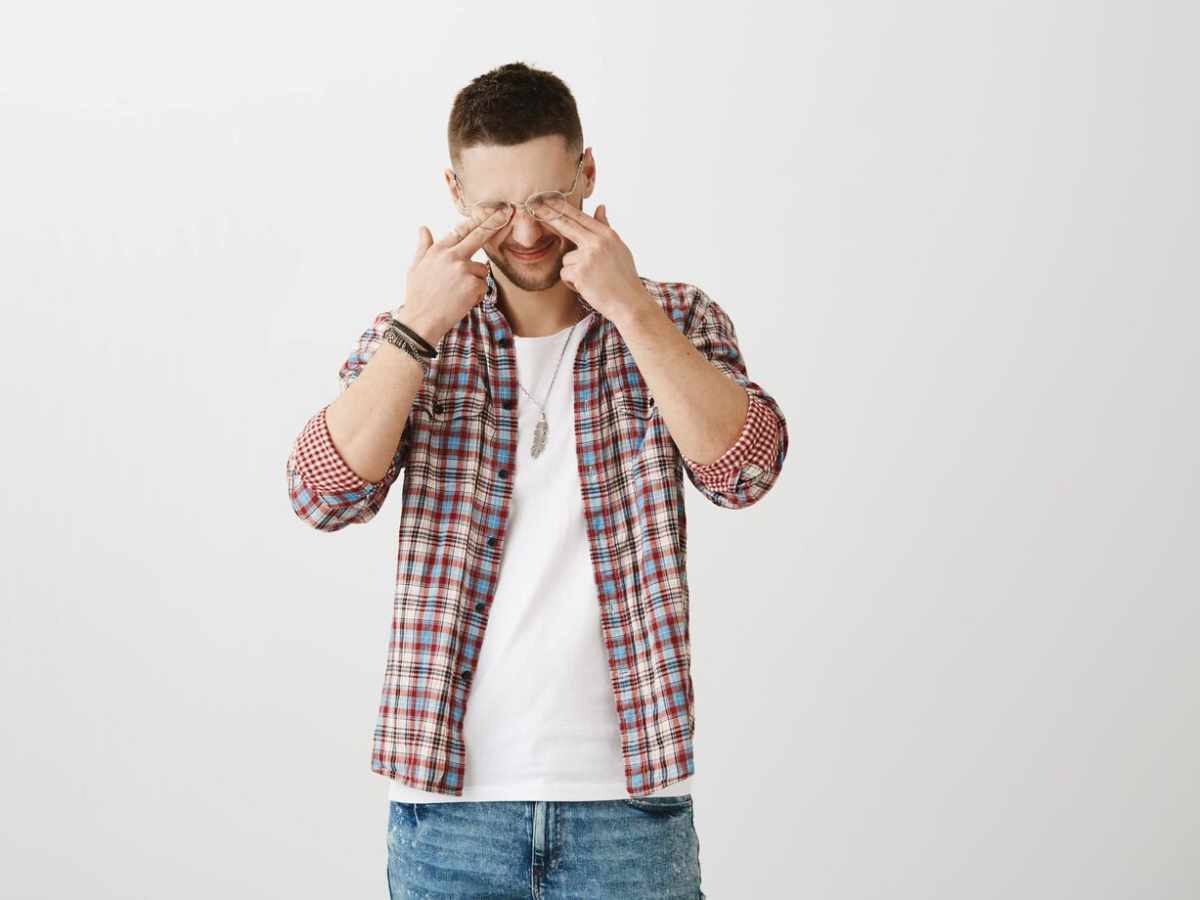 Avoid rubbing your eyes