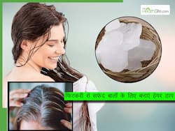 फिटकरी से बाल काले कैसे करें? इन 2 चीजों के साथ मिक्स करके बना लें हेयर डाय, बाल बनेंगे जड़ से काले