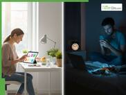 Screen Time Day vs Night: How Mobile Phones Disrupt Sleep And Damage Eyes?