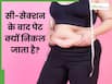 सी-सेक्शन डिलीवरी के बाद पेट क्यों निकल जाता है? जानें इसे कम करने के टिप्स