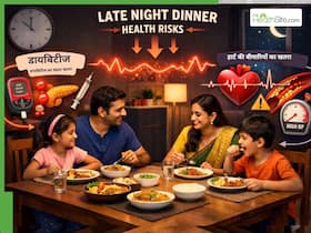 भारतीय खुद डाल रहे 9 बजे के बाद डिनर करने की आदत, फिर कहते हैं डायबिटीज कंट्रोल नहीं हो रहा