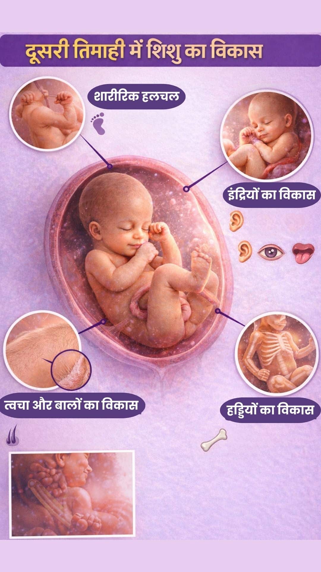 second trimester baby development