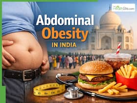 Abdominal Obesity In India: 1 In 3 Adults At Risk Due To Dangerous Visceral Fat Linked To Diabetes And Heart Disease Abdominal Obesity In India: 1 In 3 Adults At Risk Due To Dangerous Visceral Fat Linked To Diabetes And Heart Disease