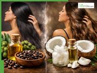 Castor oil vs coconut oil: Which is better to control hairfall and promote fast hair growth?