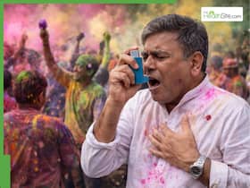 Suffering from Asthma? Playing Holi with dry colours can trigger severe breathing issues - Safety precautions tips to follow Suffering from Asthma? Playing Holi with dry colours can trigger severe breathing issues - Safety precautions tips to follow