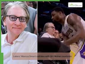 Lakers Marcus Smart collides with Bill Maher courtside, Leaves comedian with minor injury Lakers Marcus Smart collides with Bill Maher courtside, Leaves comedian with minor injury