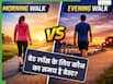 Morning Vs Evening Walk, जानिए Weight Loss के लिए किस समय टहलना चाहिए?