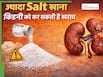 ज्यादा Salt खाना किडनी को कर सकती है खराब, डॉक्टर से जानिए 1 दिन में कितने ग्राम नमक खाना चाहिए?
