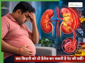 किडनी को कैसे नुकसान पहुंचा रही है पेट की चर्बी, गुर्दे खराब होने से पहले ध्यान जरूर दें