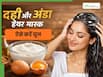 बालों पर अंडा और दही कैसे लगाना चाहिए? जानें 5 तरीके, जिनसे बालों की बढ़ेगी चमक