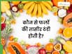 किन फलों की तासीर ठंडी होती है?