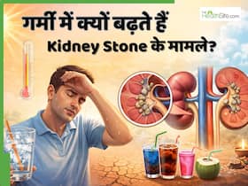 गर्मियों में क्यों बढ़ जाती है किडनी स्टोन की समस्या, जानें पानी की कमी कैसे बनता है इसका कारण गर्मियों में क्यों बढ़ जाती है किडनी स्टोन की समस्या, जानें पानी की कमी कैसे बनता है इसका कारण