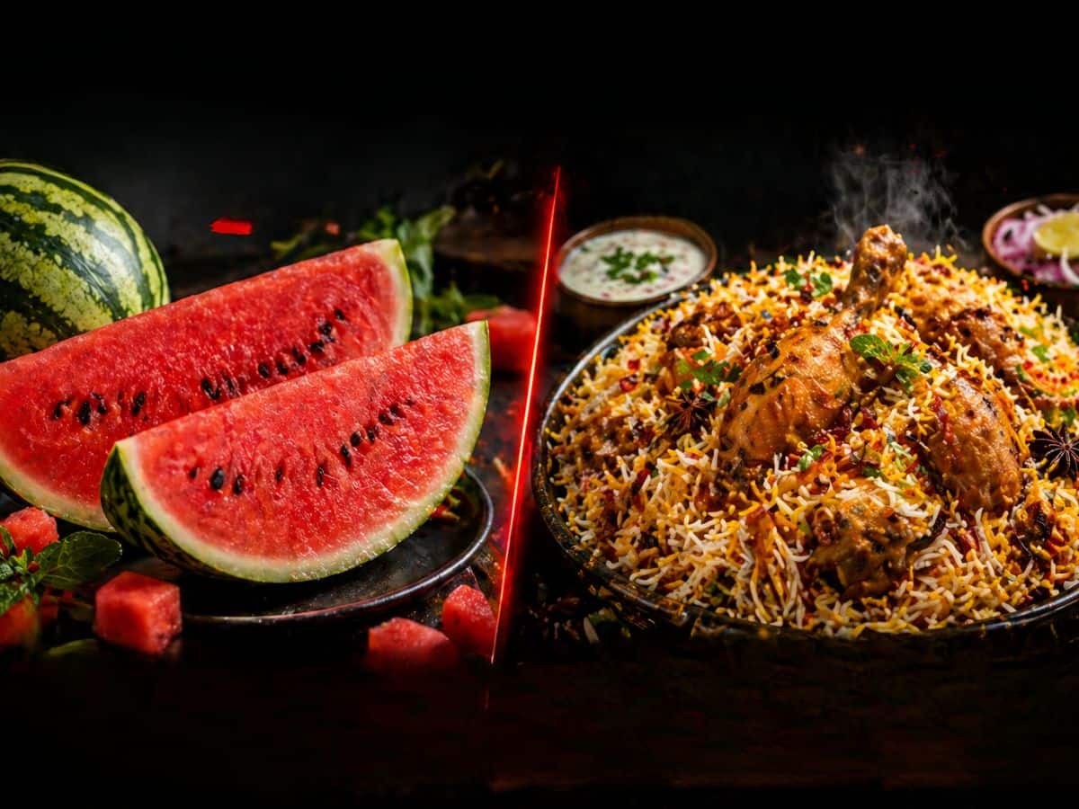 watermelon and biryani