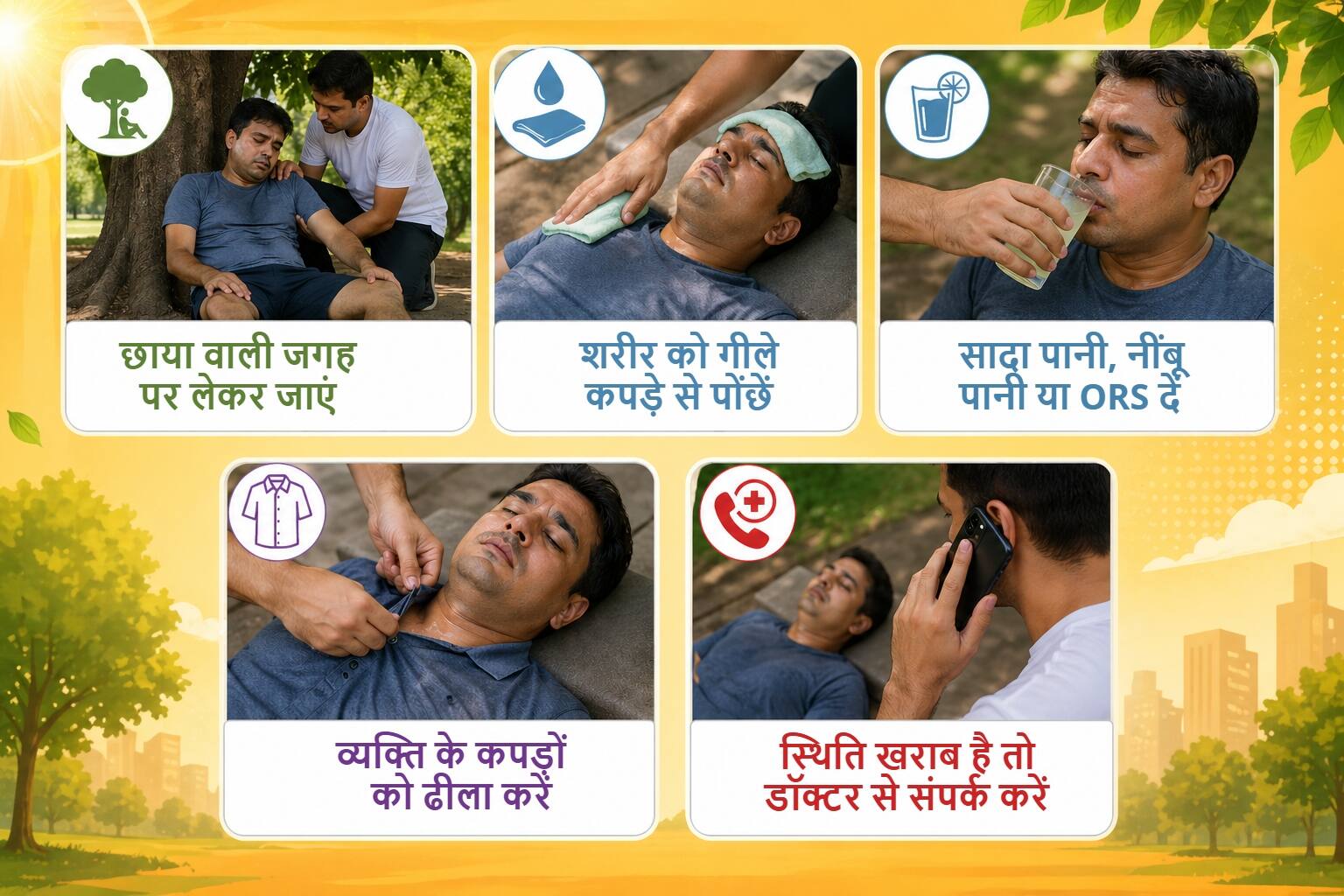 What to do in heatstroke