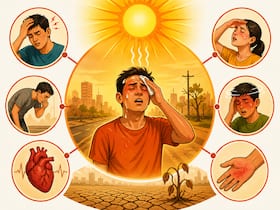 लू लगने पर शरीर के किस अंग पर कैसा असर होता है?  