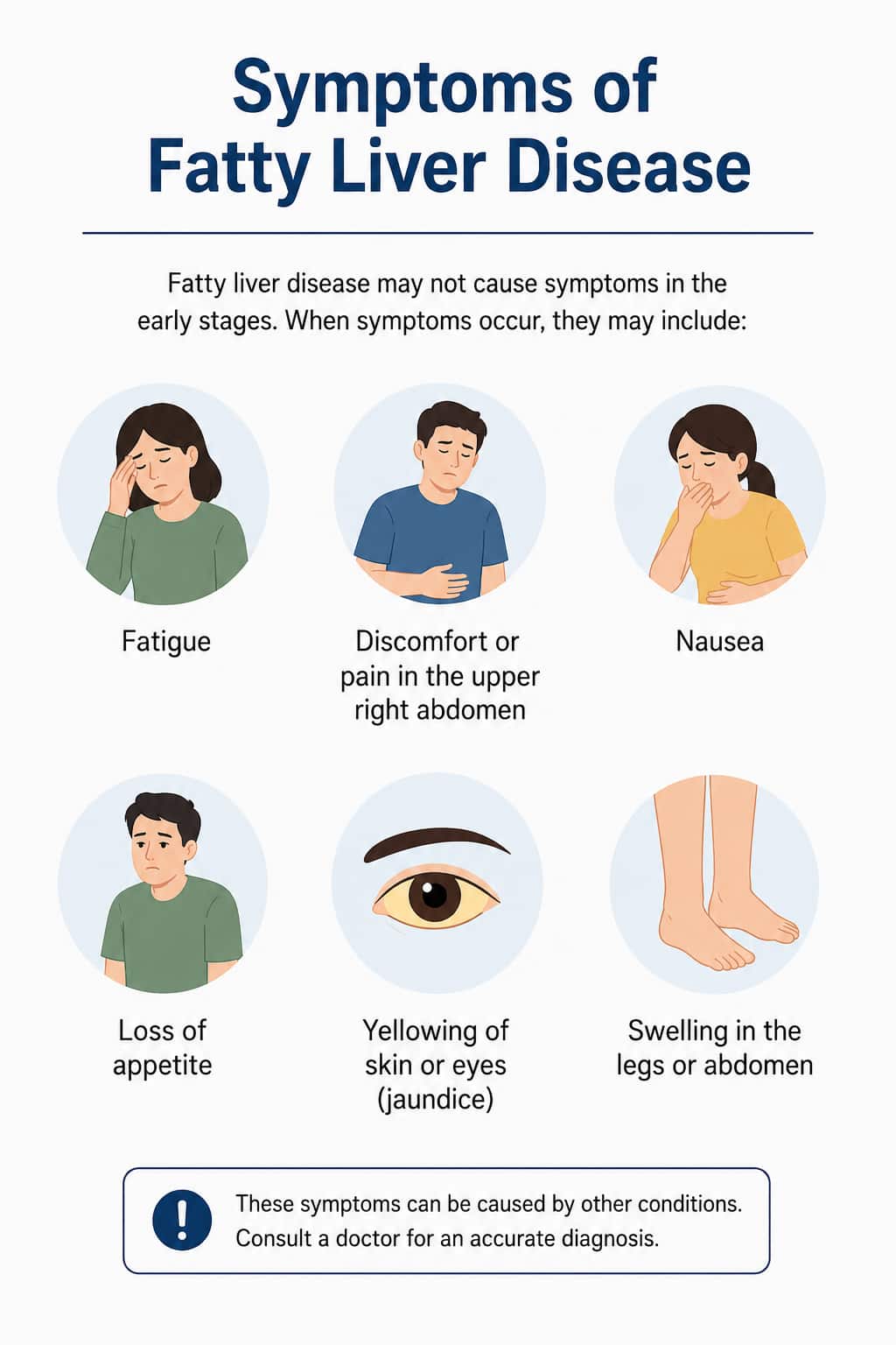 Fatty liver signs