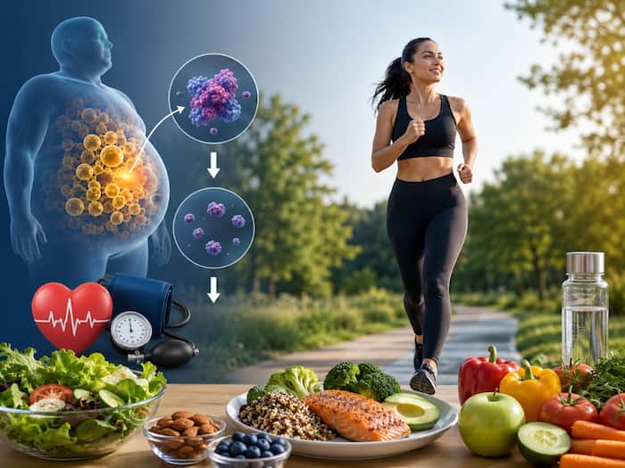 Exercise and healthy diet may lower leptin levels in obesity-related hypertension, study suggest