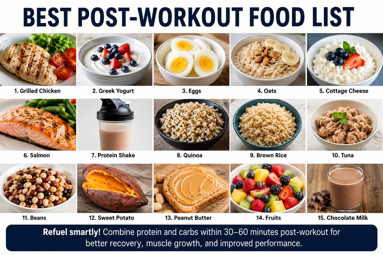 Post-workout meals
