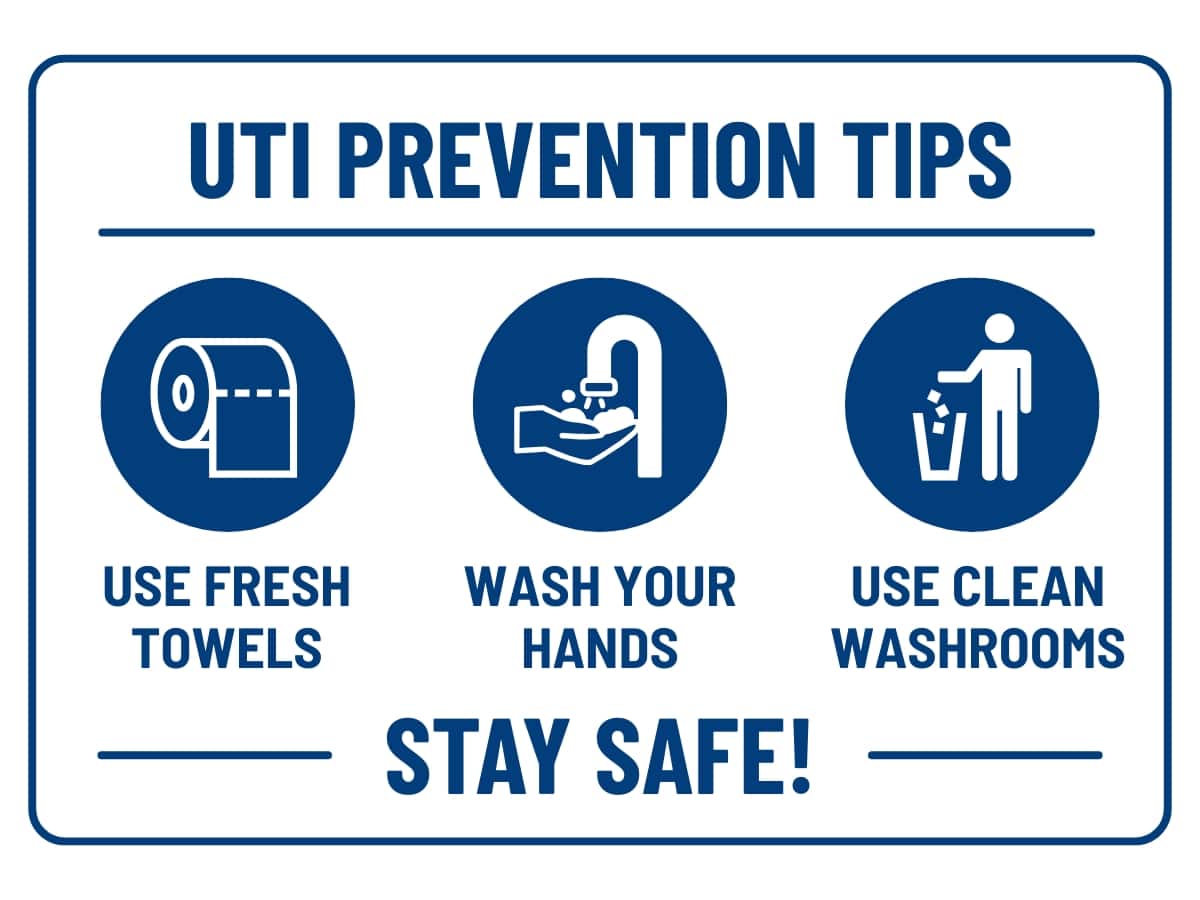UTI prevention tips to follow.