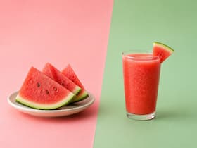 Whole watermelon vs watermelon juice: Which is better for hydration?