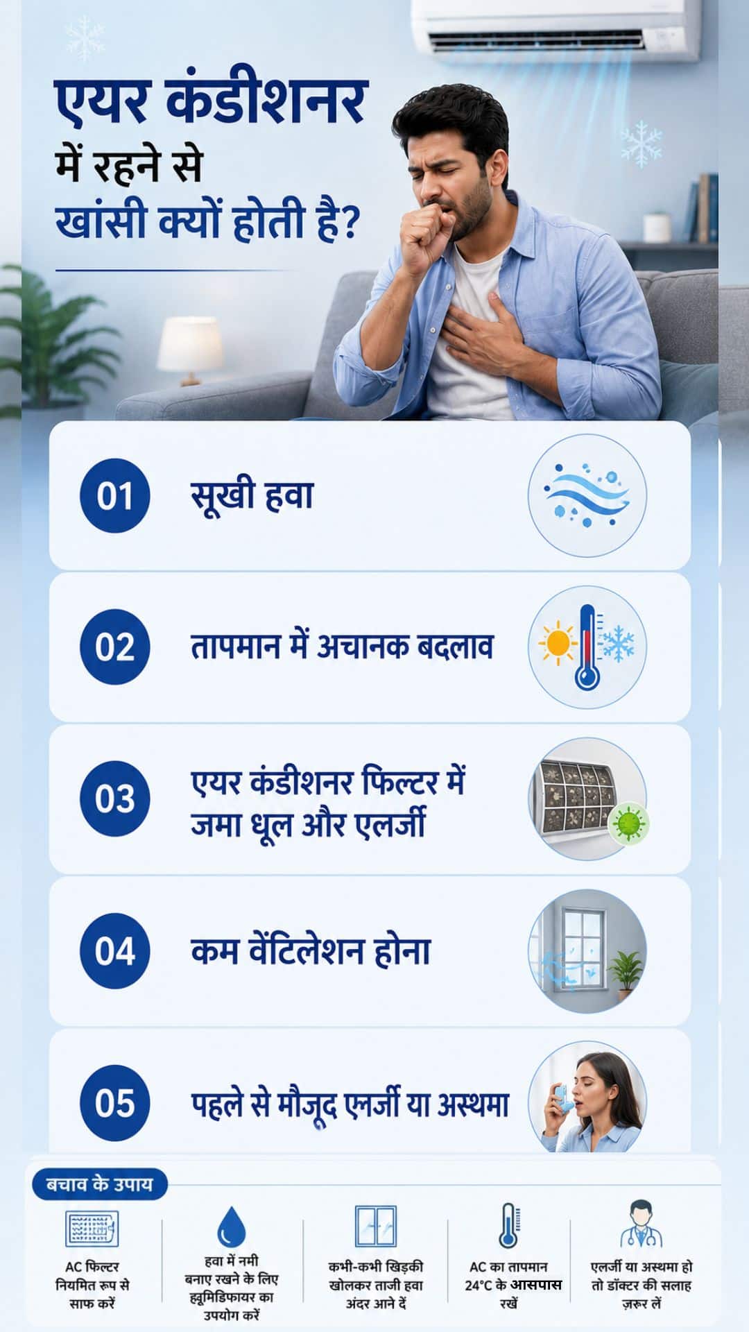 एसी की हवा