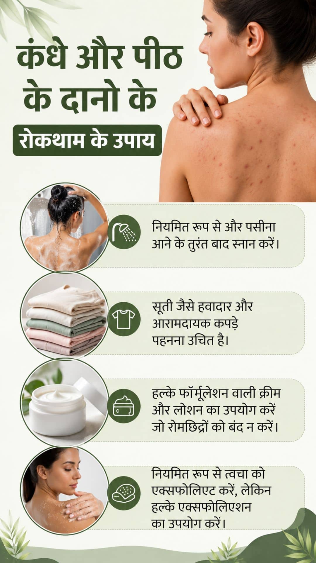 पीठ के दाने