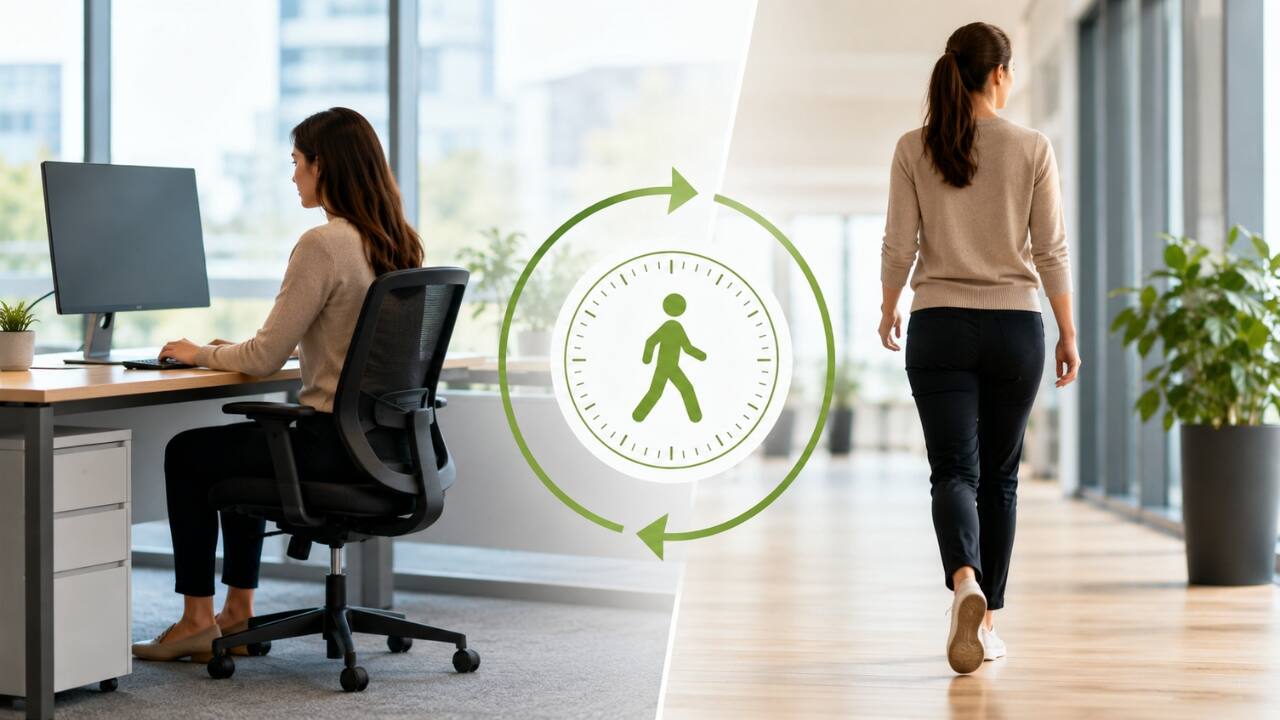5-minute walk every hour can reverse the harmful effects of sitting too long, study finds