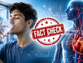 Fact Check: क्या ठंडा पानी पीने से हार्ट पर असर पड़ता है? डॉक्टर बता रहे हैं इसके पीछे की सच्चाई Fact Check: क्या ठंडा पानी पीने से हार्ट पर असर पड़ता है? डॉक्टर बता रहे हैं इसके पीछे की सच्चाई