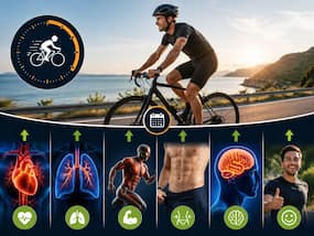 30 minutes of cycling every day: What happens to your body in just one month