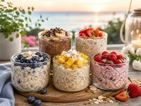 5 overnight oats for a lightweight dinner on a summer night