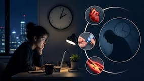 Staying up late could raise risk of early death, heart disease and diabetes: Study Staying up late could raise risk of early death, heart disease and diabetes: Study