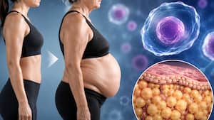 Ageing and belly fat: Scientists discover stem cells that may explain why belly fat increases with age