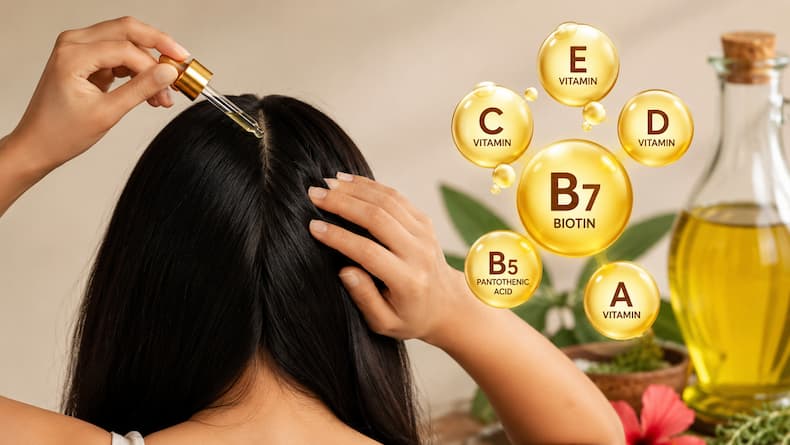 6 vitamins that make hair oils work better