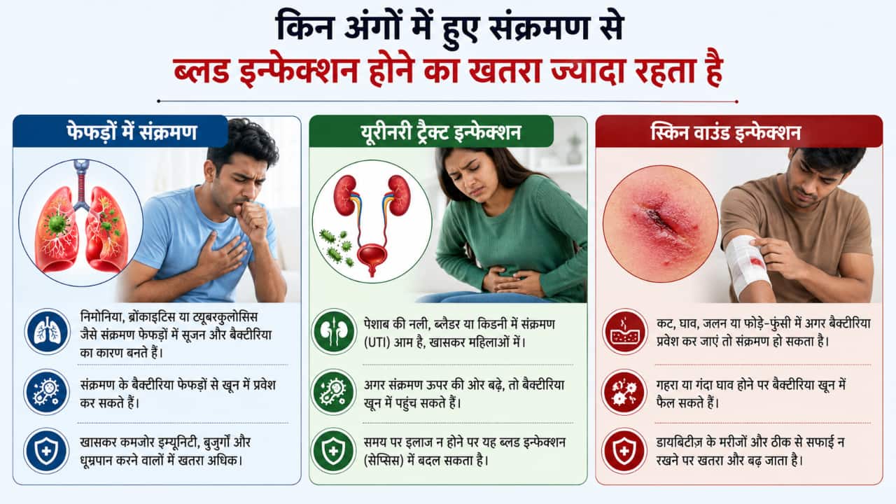 blood infection risk