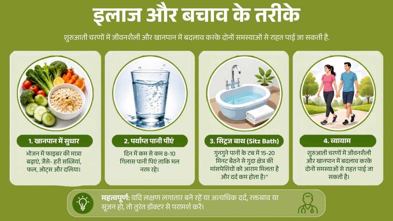 इलाज और बचाव के तरीके