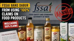 FSSAI bans dabur from using '100%' claims on food products